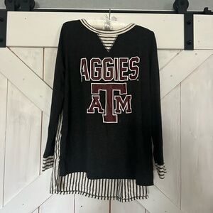 Aggies Long Sleeve Tee - Black